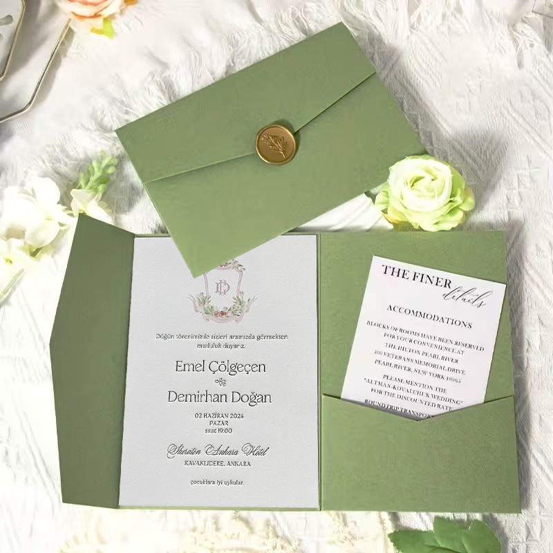 10pcs/lot Tri-fold Envelopes G - Wax Seal Letter Kit ulasan dan harga