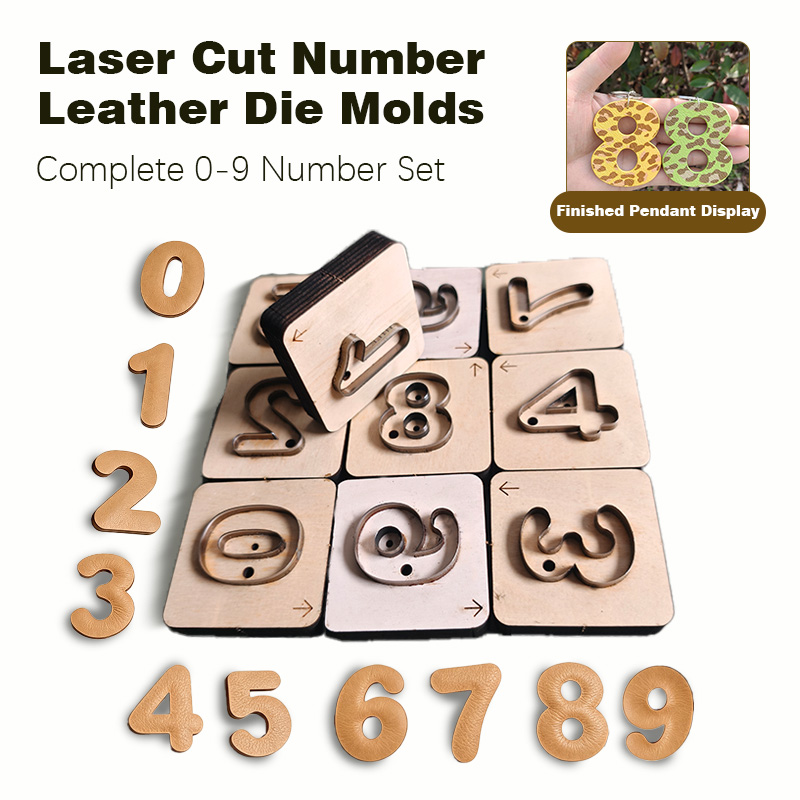 0-9 Digit Leather Keychain Cra - Monogram Keychain Leather ulasan dan harga