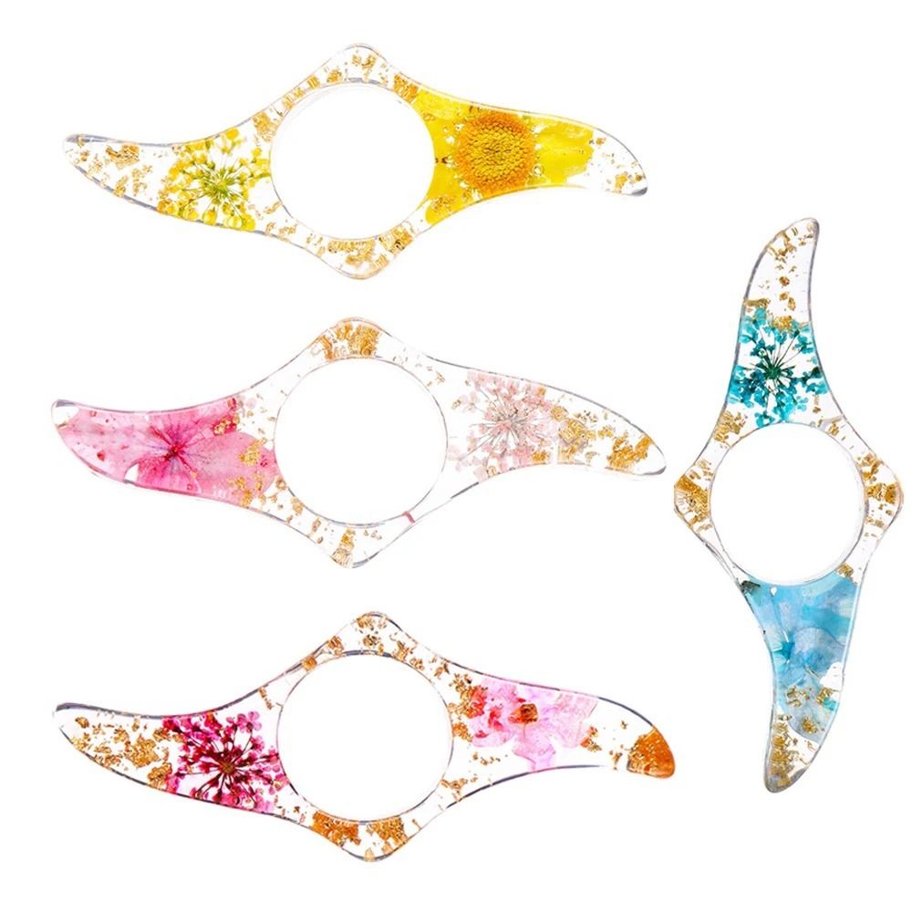 Book Accessories Acrylic Thumb - Dried Flower Bookmark ulasan dan harga