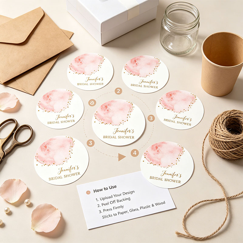 Custom Blush Pink Gold Confett - Personalized Name Box ulasan dan harga