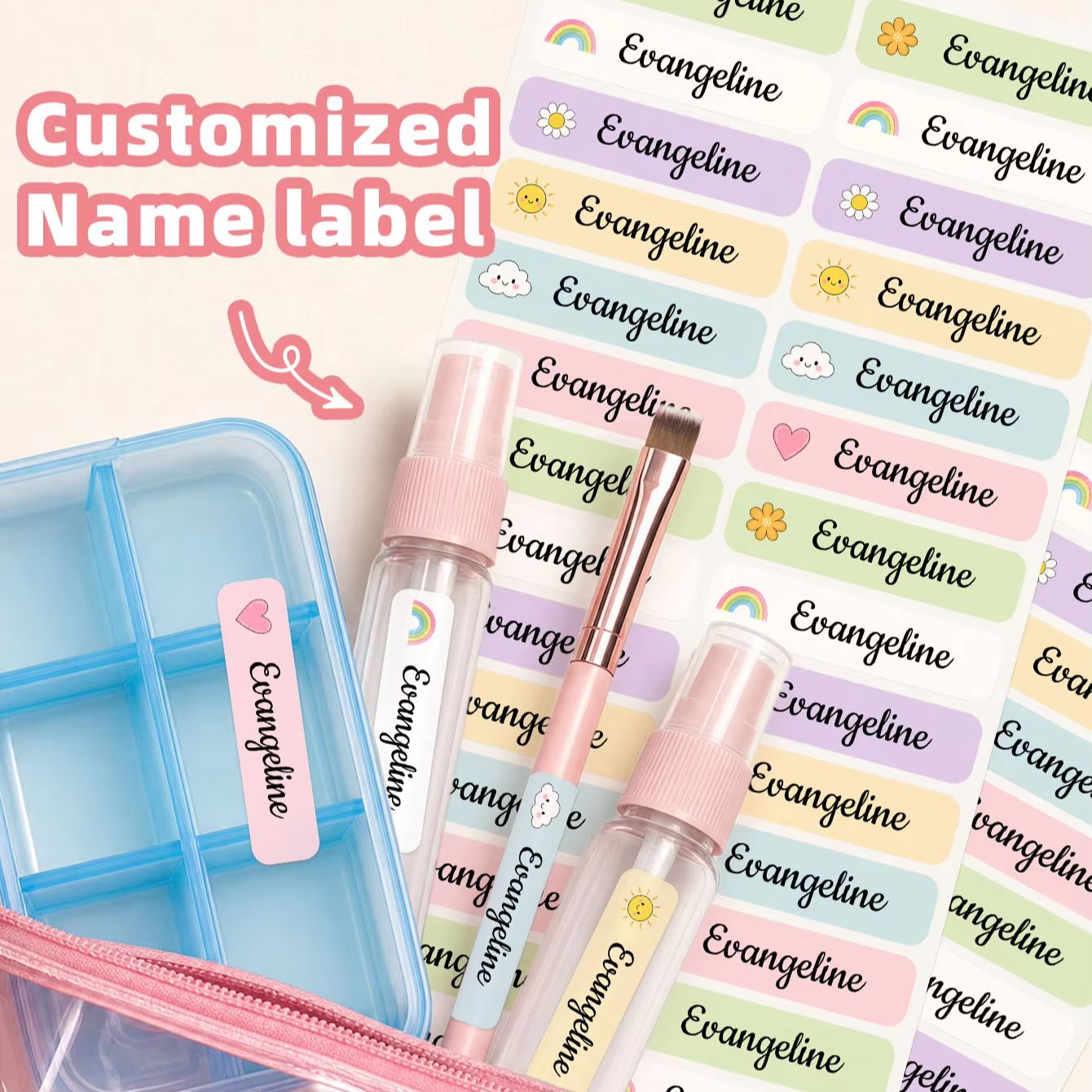 1-300PCS Custom Personalized N - Personalized Name Box ulasan dan harga