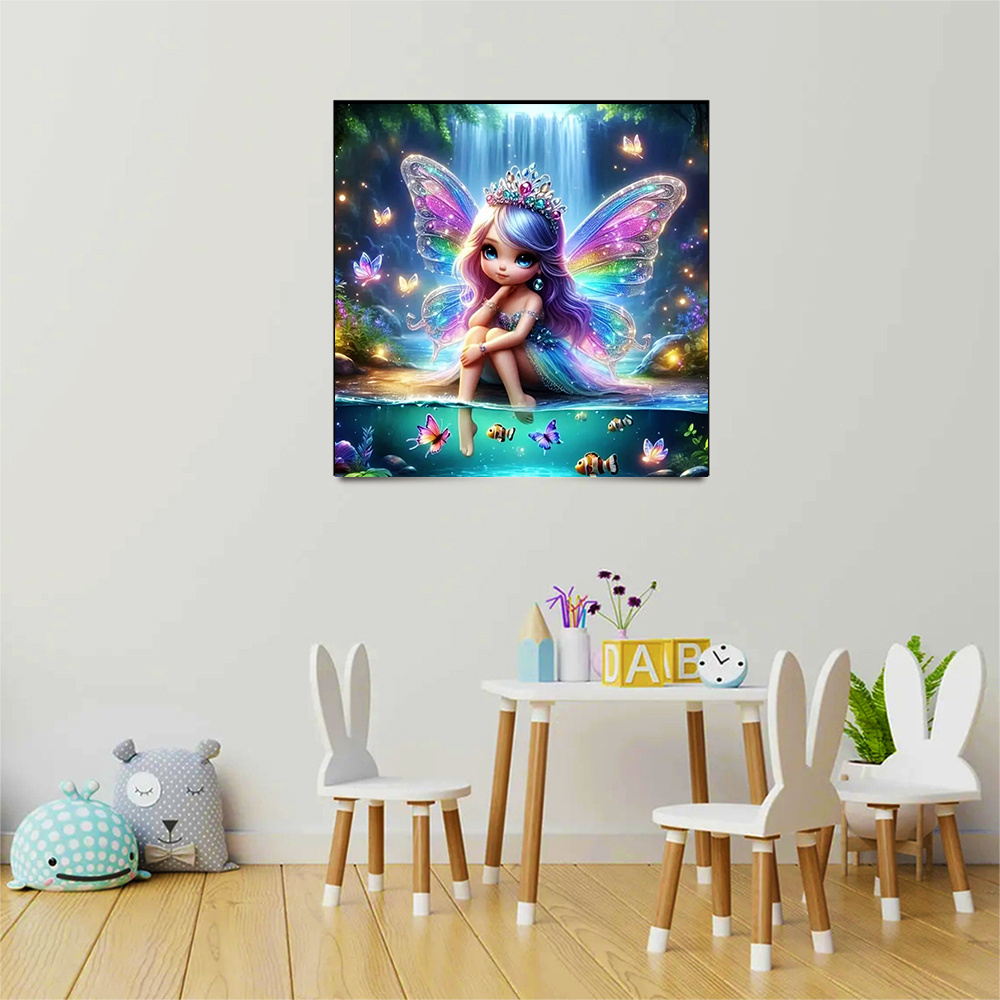 Momoart Girl Diamond Mosaic Po - Photo Mosaic Print ulasan dan harga